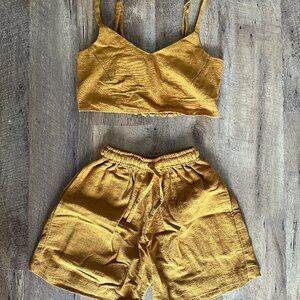 Yellow Matching Set